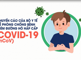 Khuyến cáo mới nhất của Bộ Y tế về phòng, chống dịch Covid -19
