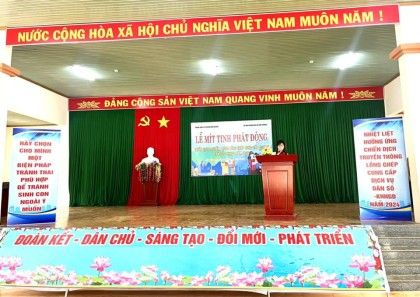 Lễ mít tinh phát động chiến dịch truyền thông