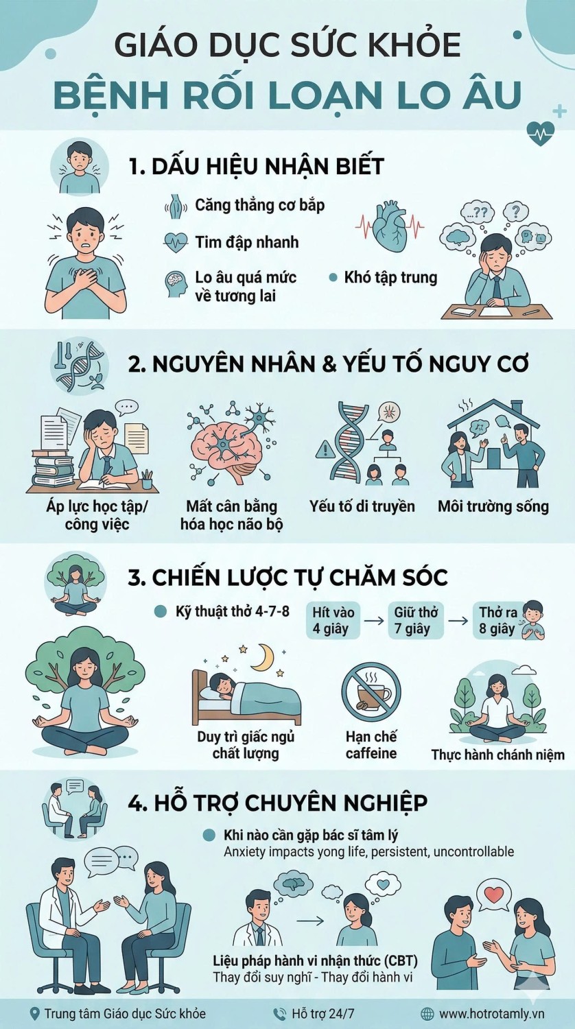 BỆNH RỐI LOẠN LO ÂU